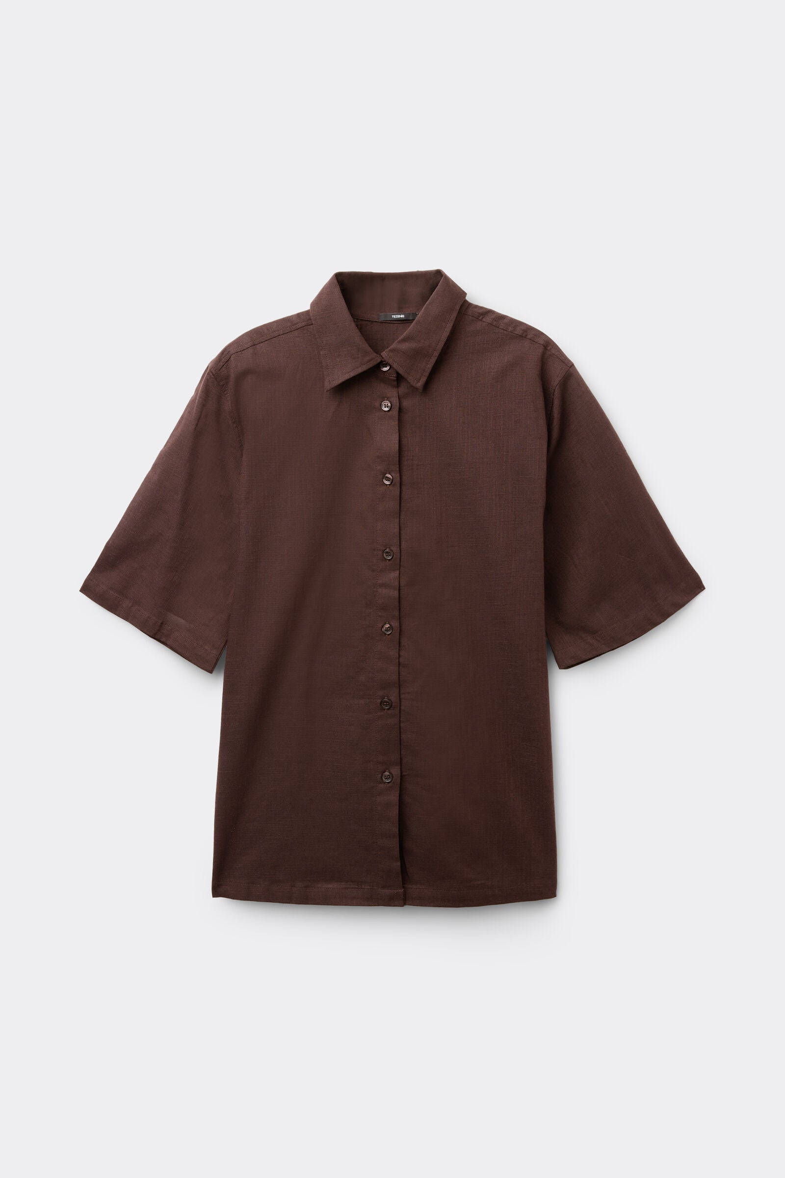 חולצה מכופתרת קצרה 100% Cotton