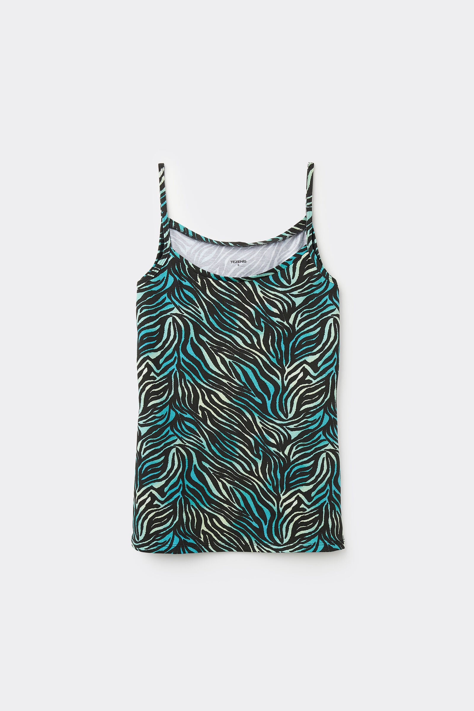 גופיית כותנה סטרץ' Colorful Zebra