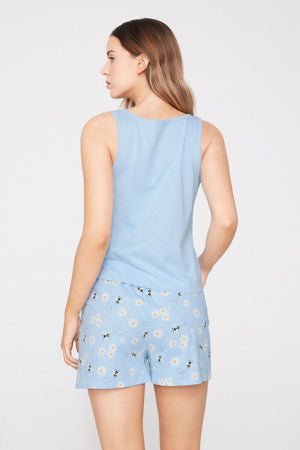 סט פיג'מה מבד כותנה Bee Print