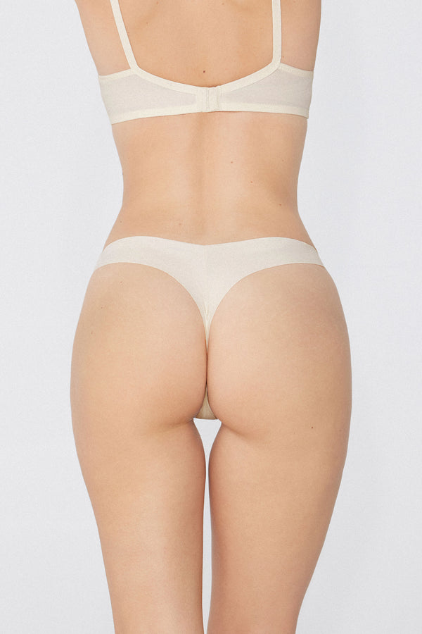 תחתוני מיקרופייבר ברזילאיים High-Leg ללא תפר
