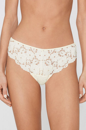 תחתוני תחרה ברזילאיים Ivory Bloom