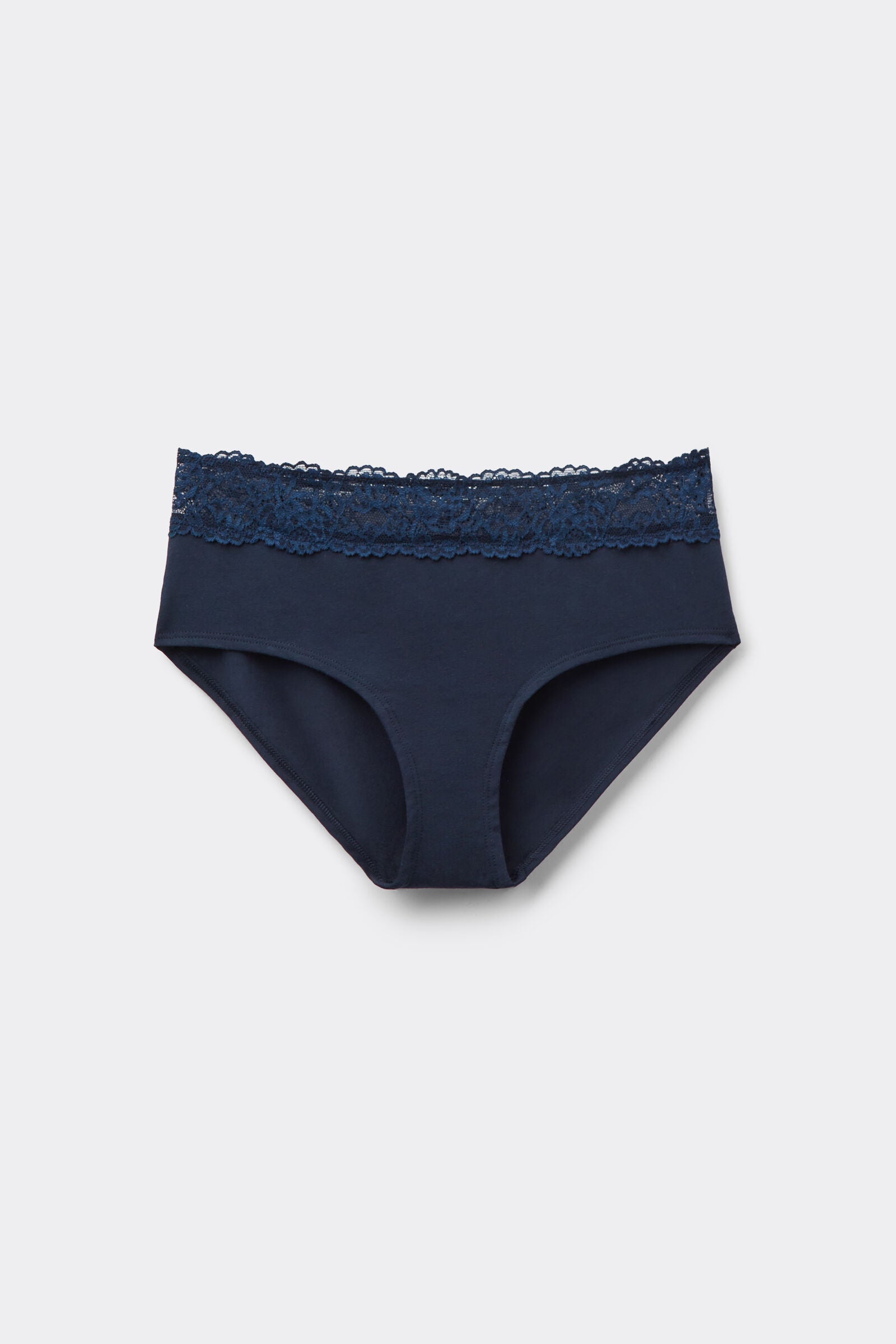 תחתוני כותנה צרפתיים בסיומת תחרה