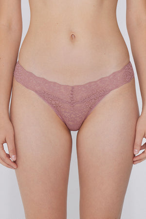 תחתוני חוטיני תחרה High-Leg