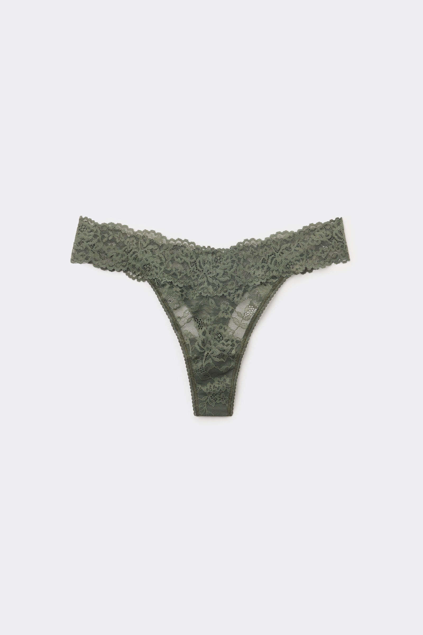 תחתוני חוטיני High-Cut Recycled Lace