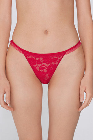 תחתוני חוטיני טנגה Red Romantic Fantasy