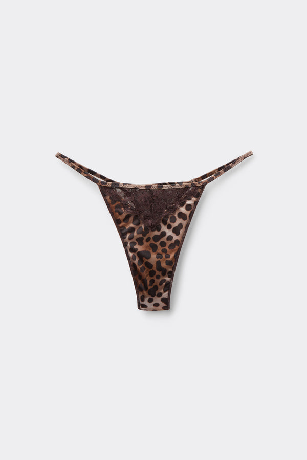 תחתוני חוטיני טנגה Classy Animal Print