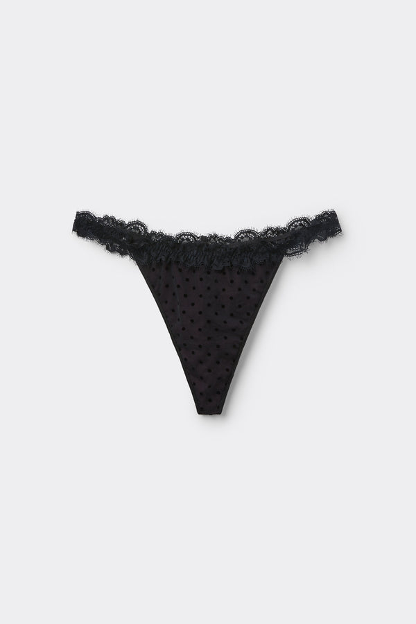 תחתוני חוטיני טנגה Polka Dot