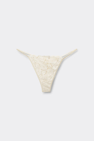 תחתוני טנגה חוטיני Ivory Bloom