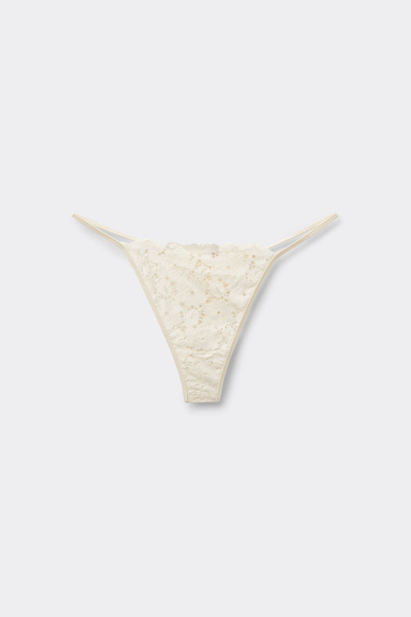 תחתוני טנגה חוטיני Ivory Bloom