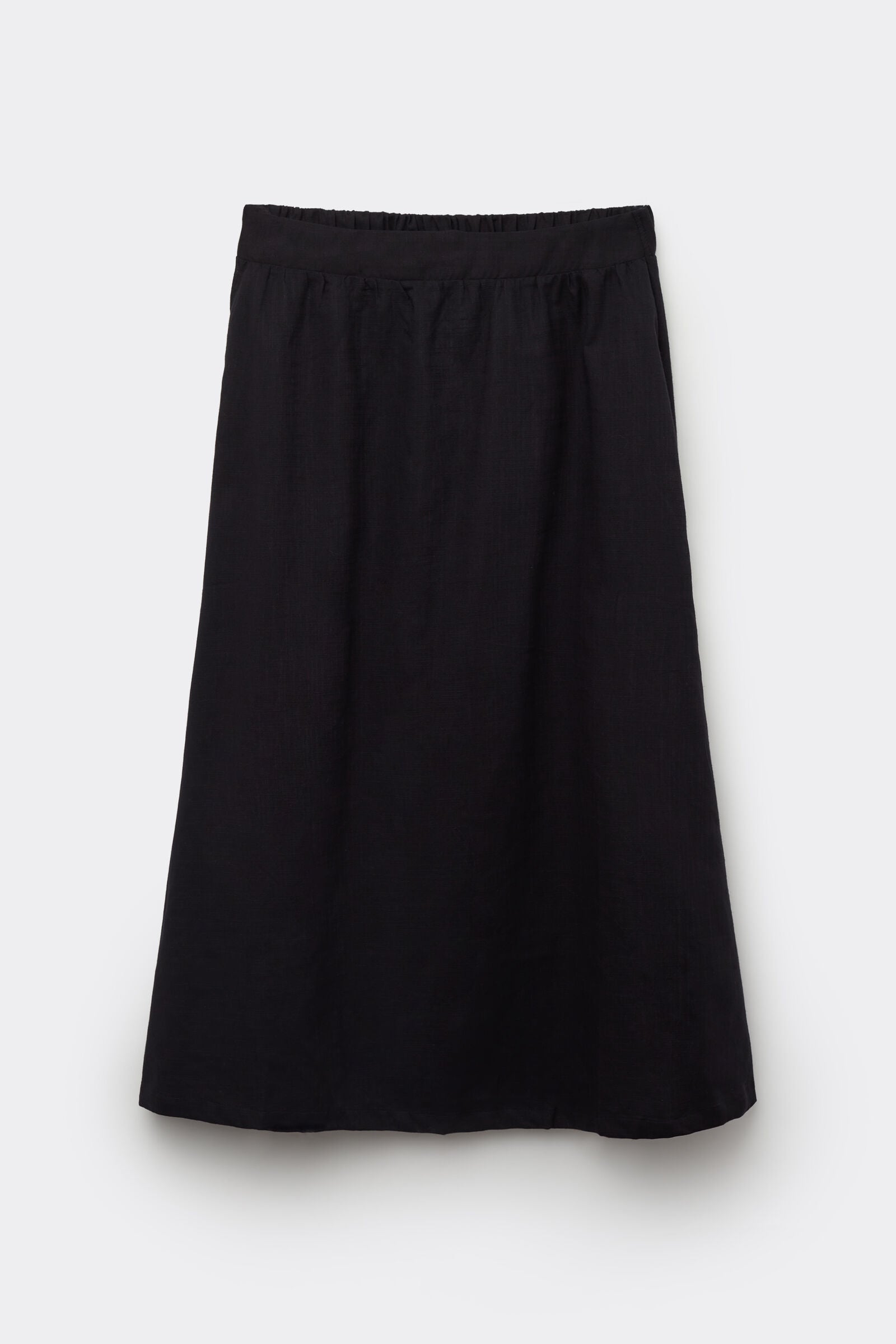 חצאית מקסי מבד קנבס כותנה