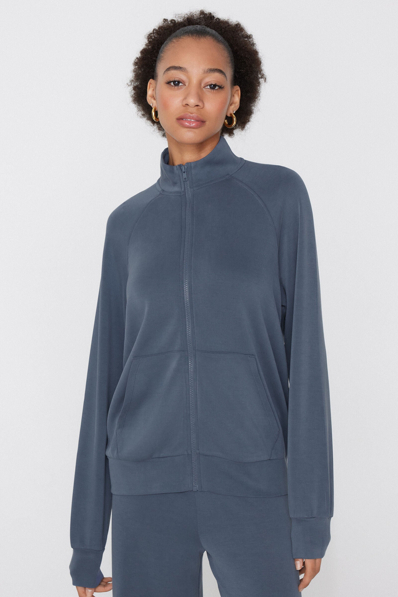 סווטשירט מרוכסן Soft Touch