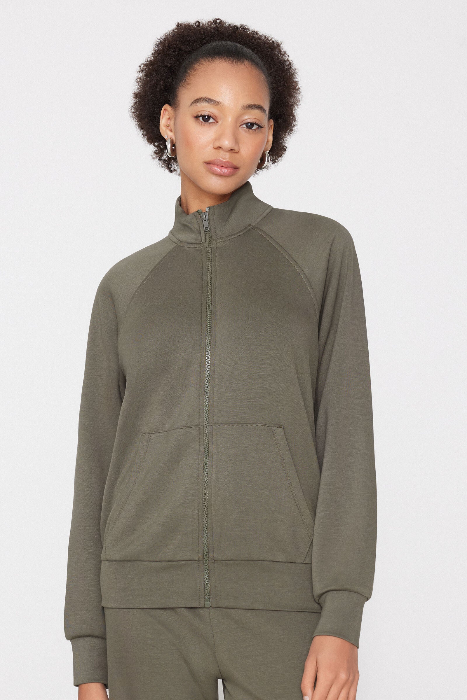 סווטשירט מרוכסן Soft Touch