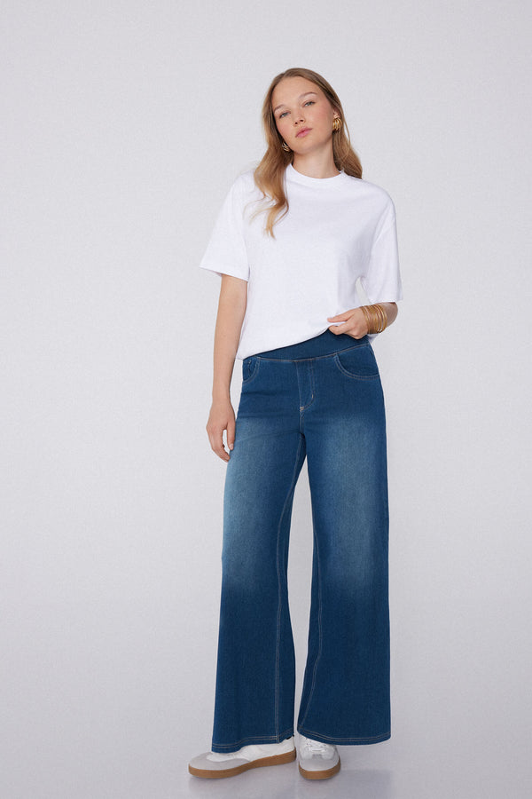 ג'ינס WIDE LEG Soft Flex
