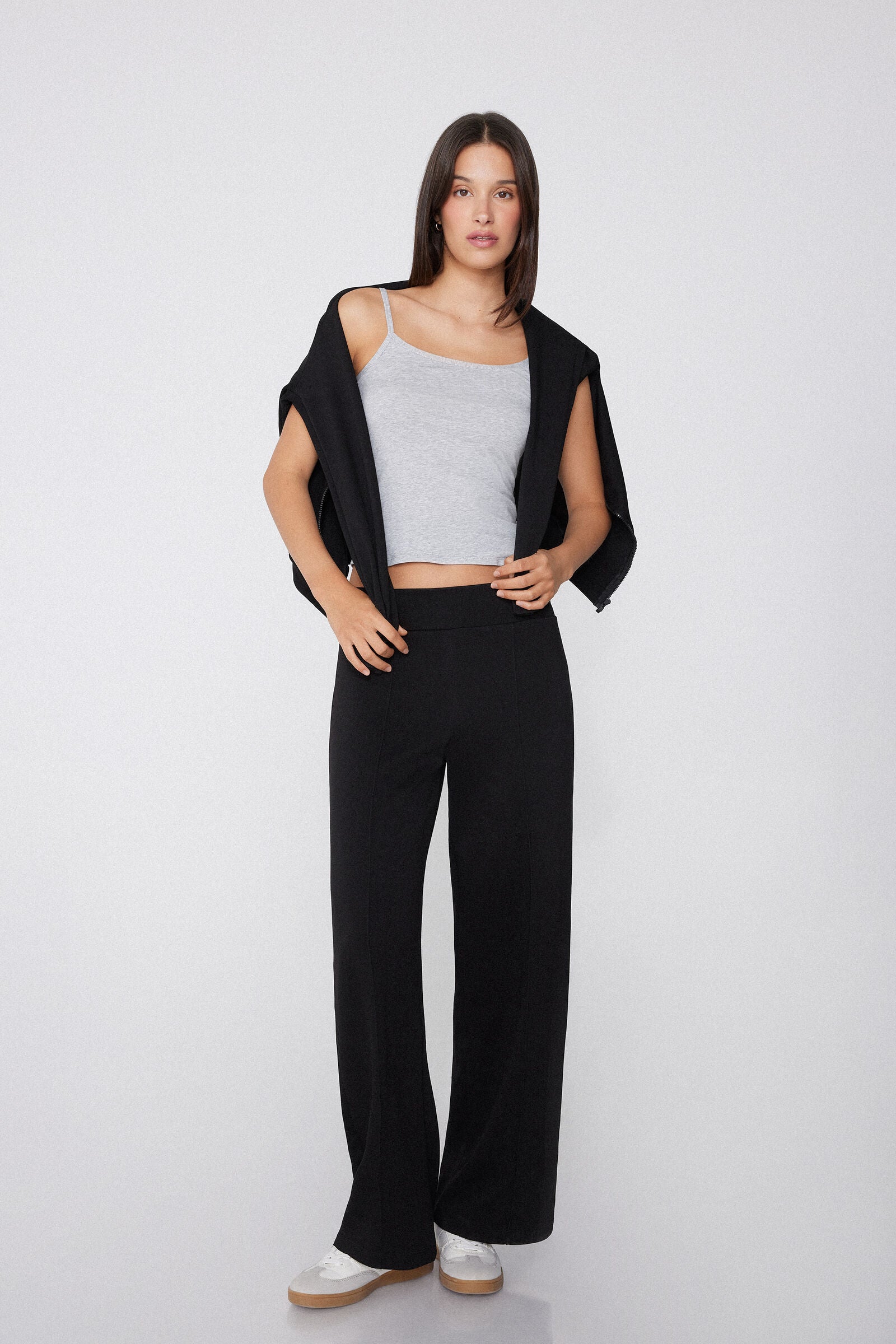 מכנסי פוטר WIDE LEG Thick Soft Touch