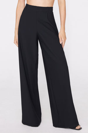 מכנסיים ארוכים מבד מיקרופייבר Easy Fit