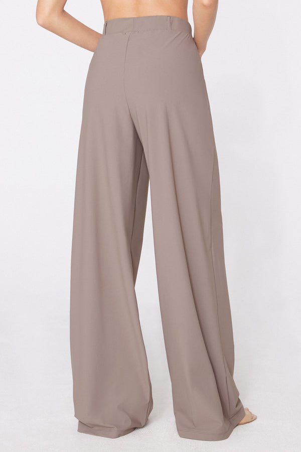מכנסיים ארוכים מבד מיקרופייבר Easy Fit