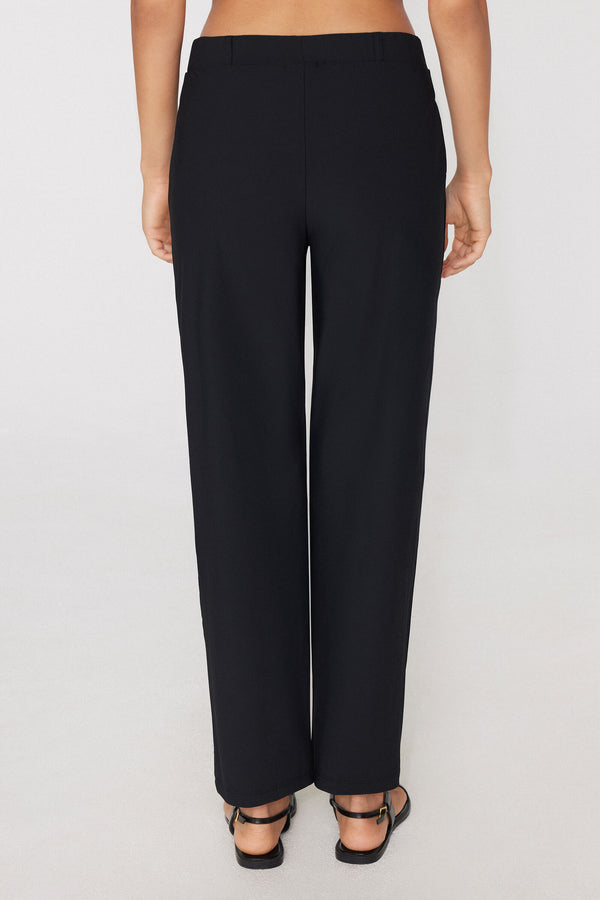 מכנסי סיגר מבד מיקרופייבר Easy Fit