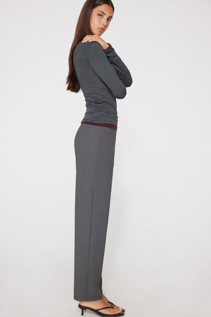 מכנסי סיגר מבד מיקרופייבר Easy Fit