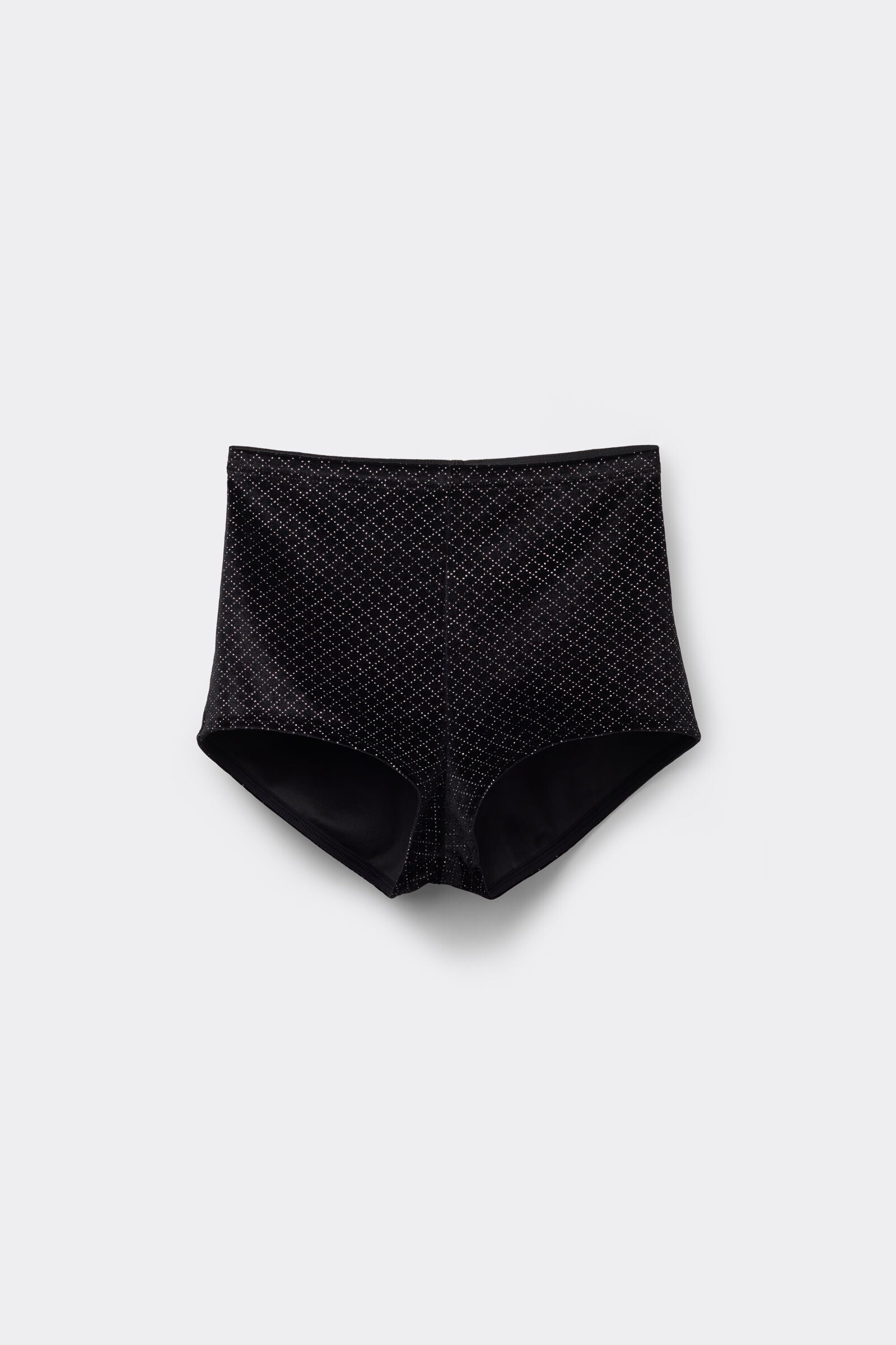 מכנסי קטיפה קצרים מנצנצים