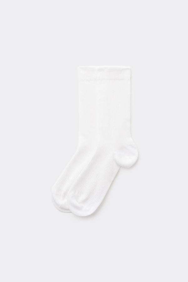 גרבי כותנה 3/4 Ribbed