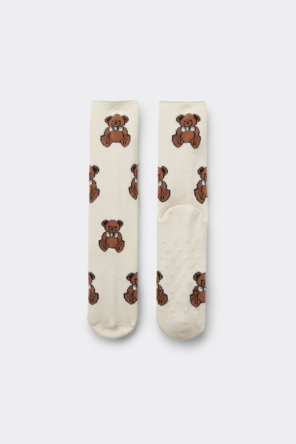 גרביים עבות נגד החלקה Christmas Print
