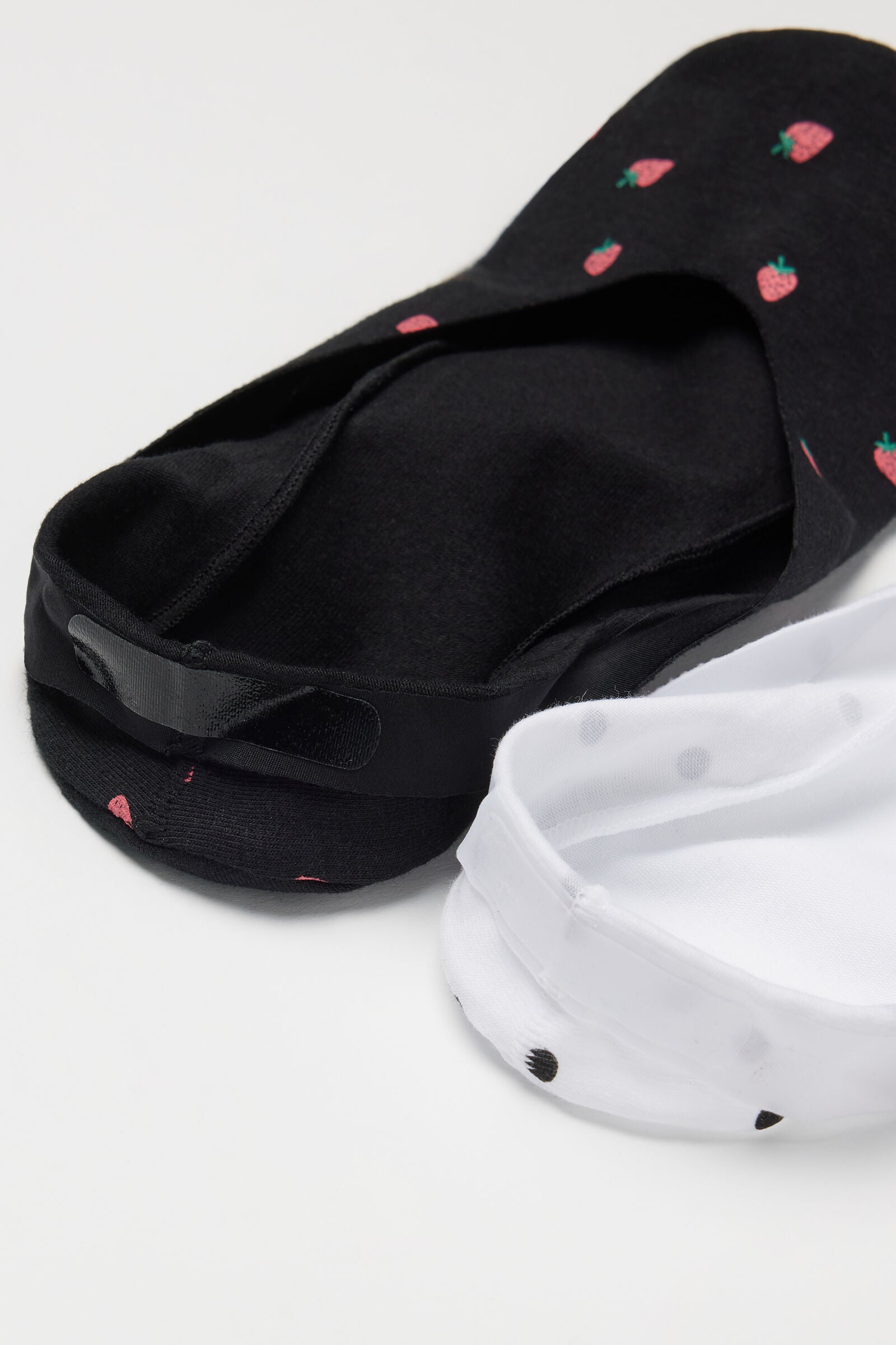 מארז 2 זוגות גרבי קרסוליות כותנה בהדפס