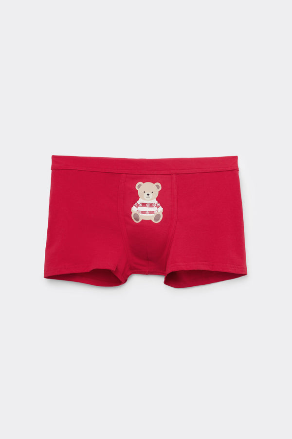 בוקסר כותנה Christmas Print