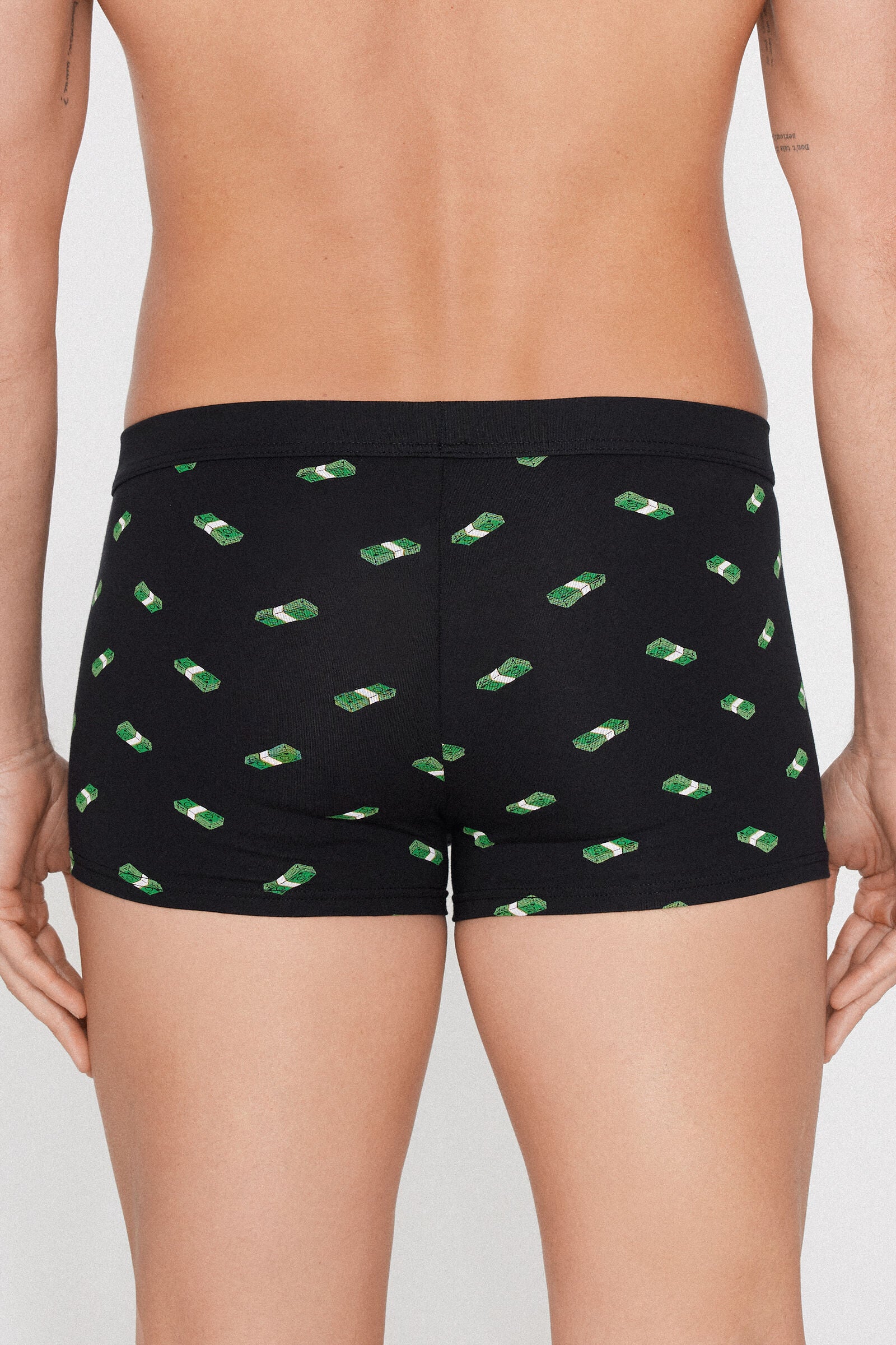 בוקסר כותנה עם הדפס