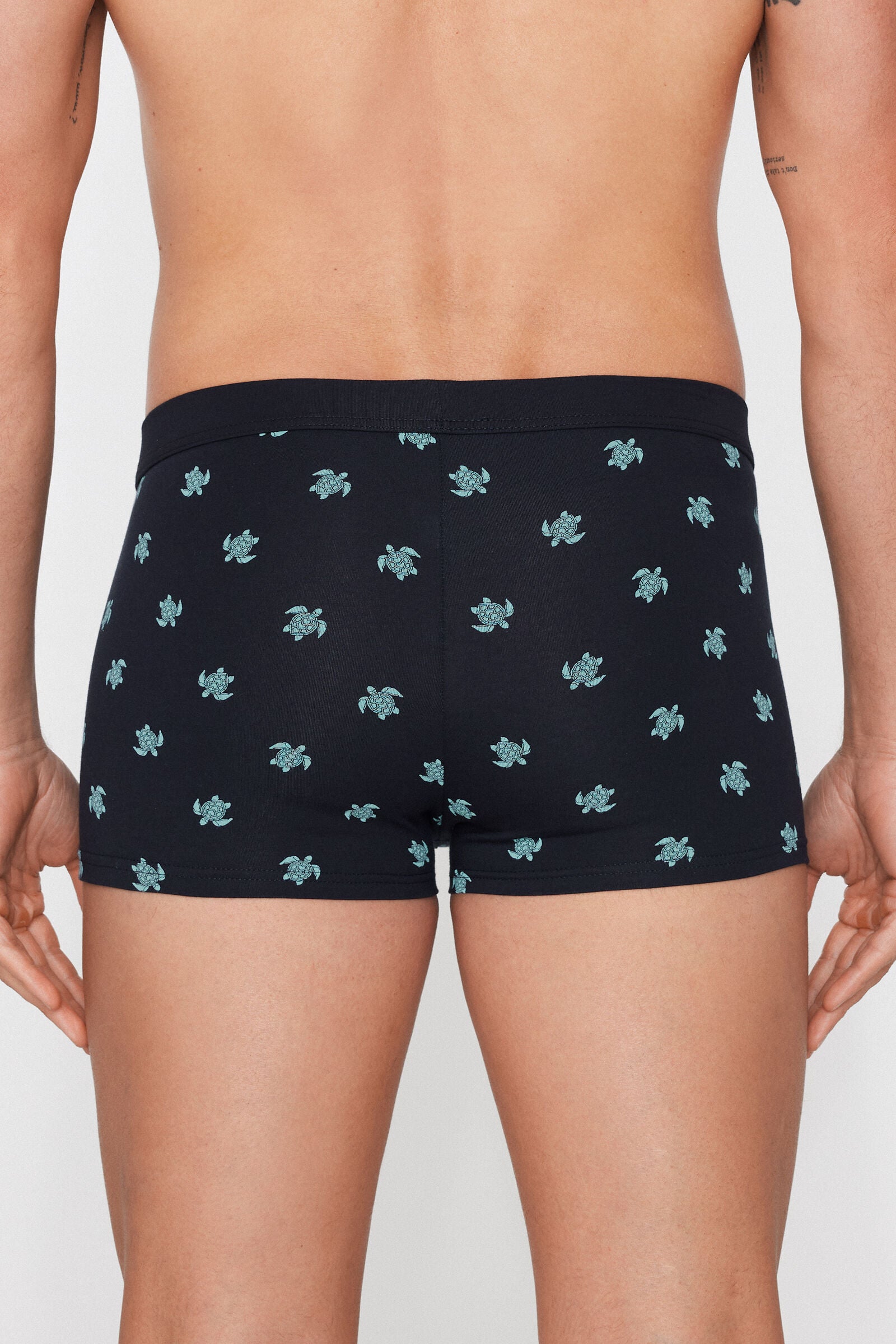 בוקסר כותנה עם הדפס