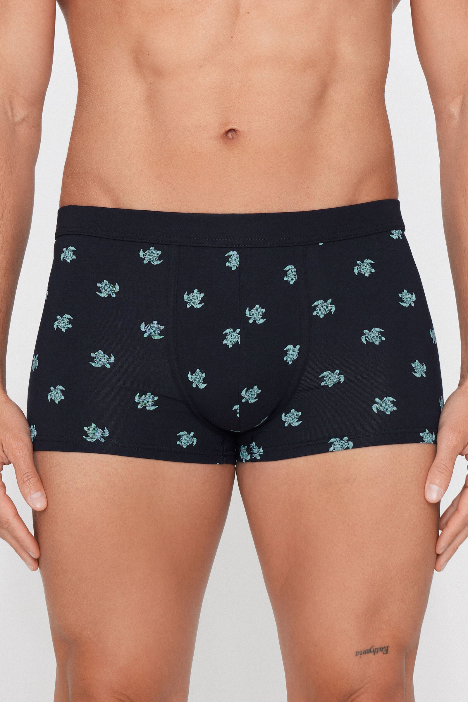 בוקסר כותנה עם הדפס