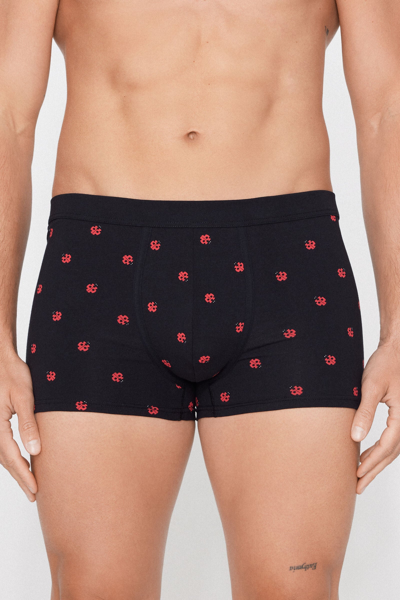 בוקסר כותנה עם הדפס