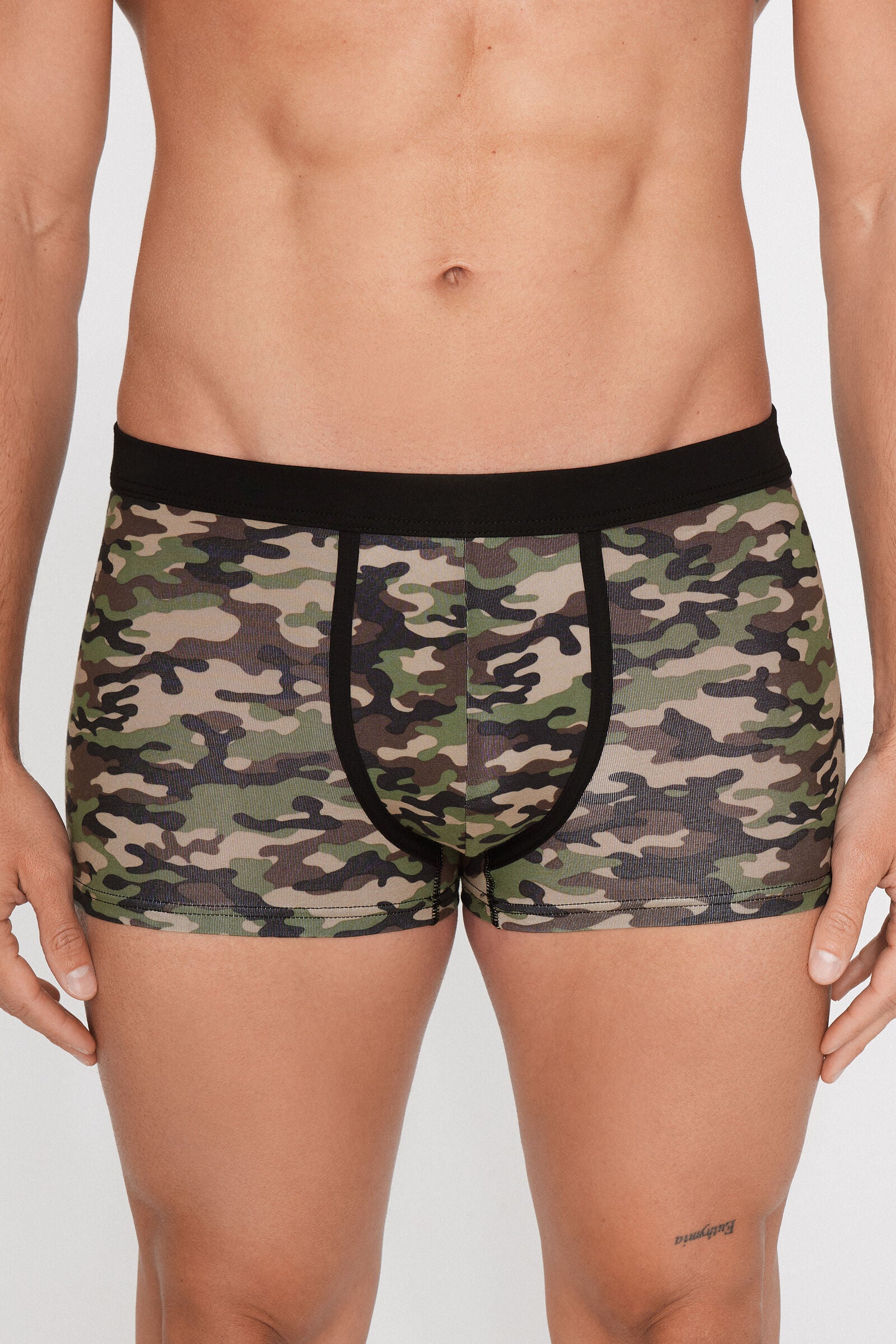 בוקסר כותנה עם הדפס