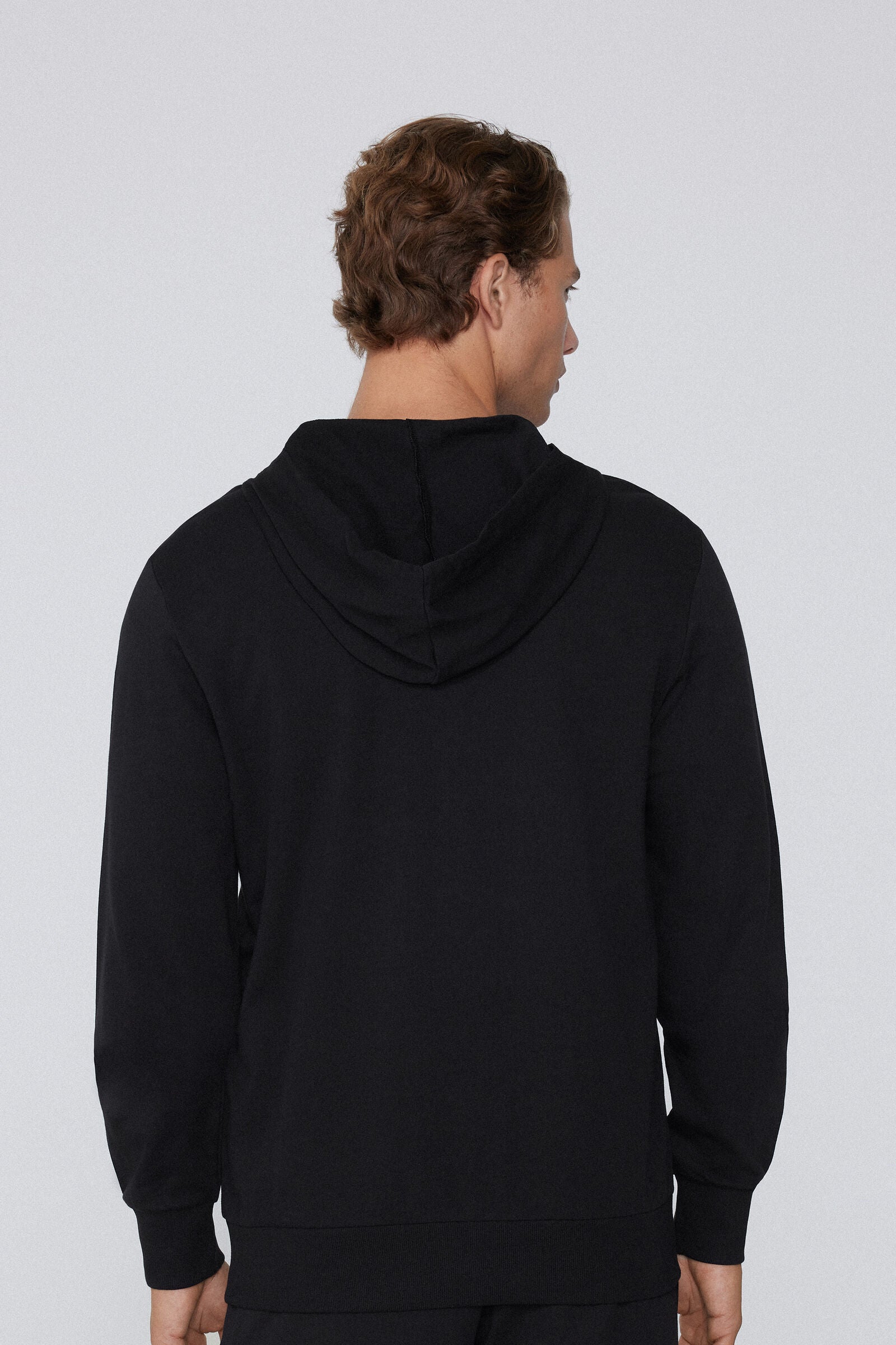 סווטשירט קפוצ'ון עם רוכסן