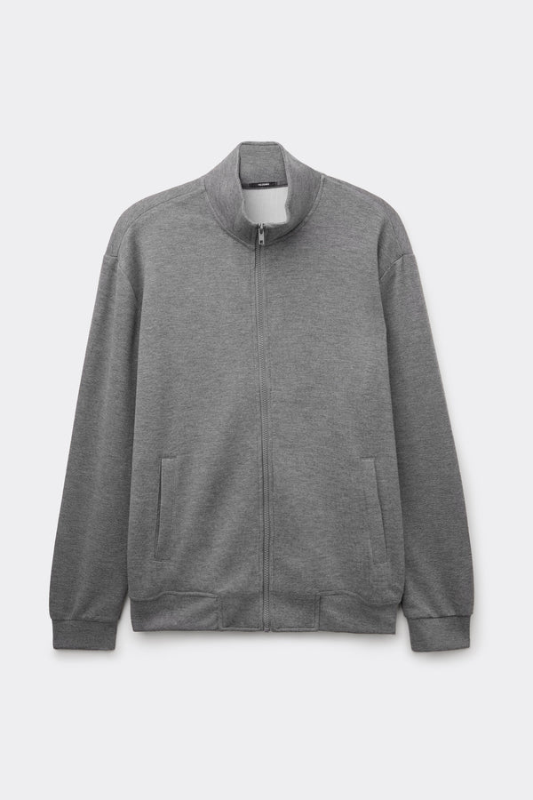 סווטשירט מרוכסן Superior Softness High Neck