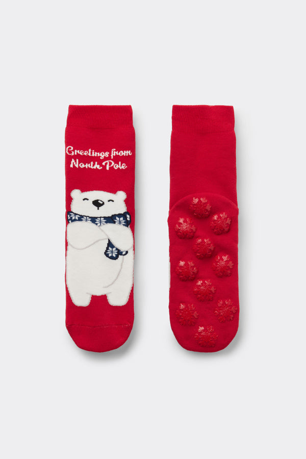 גרביים קצרות נגד החלקה Christmas