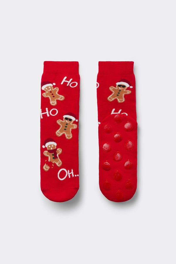 גרביים קצרות נגד החלקה Christmas