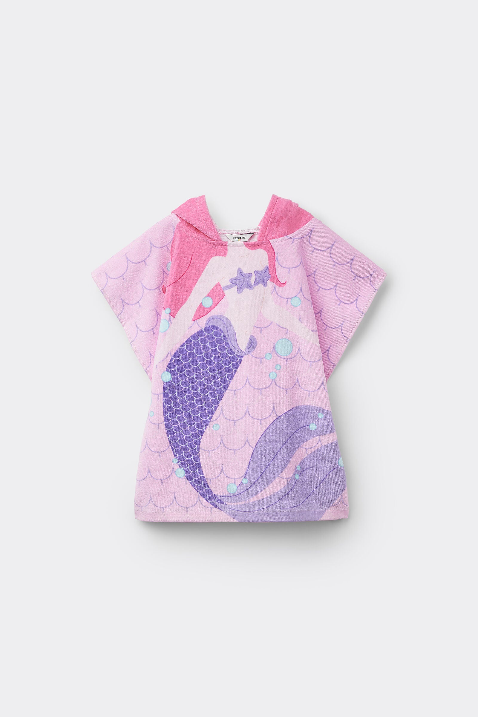 פונצ'ו מגבת טרי כותנה Mermaid