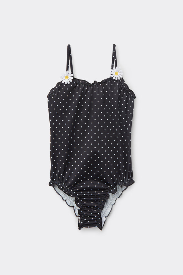 בגד ים שלם לילדות Polka Dot