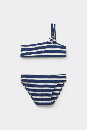 סט ביקיני לילדות Sailor Stripes