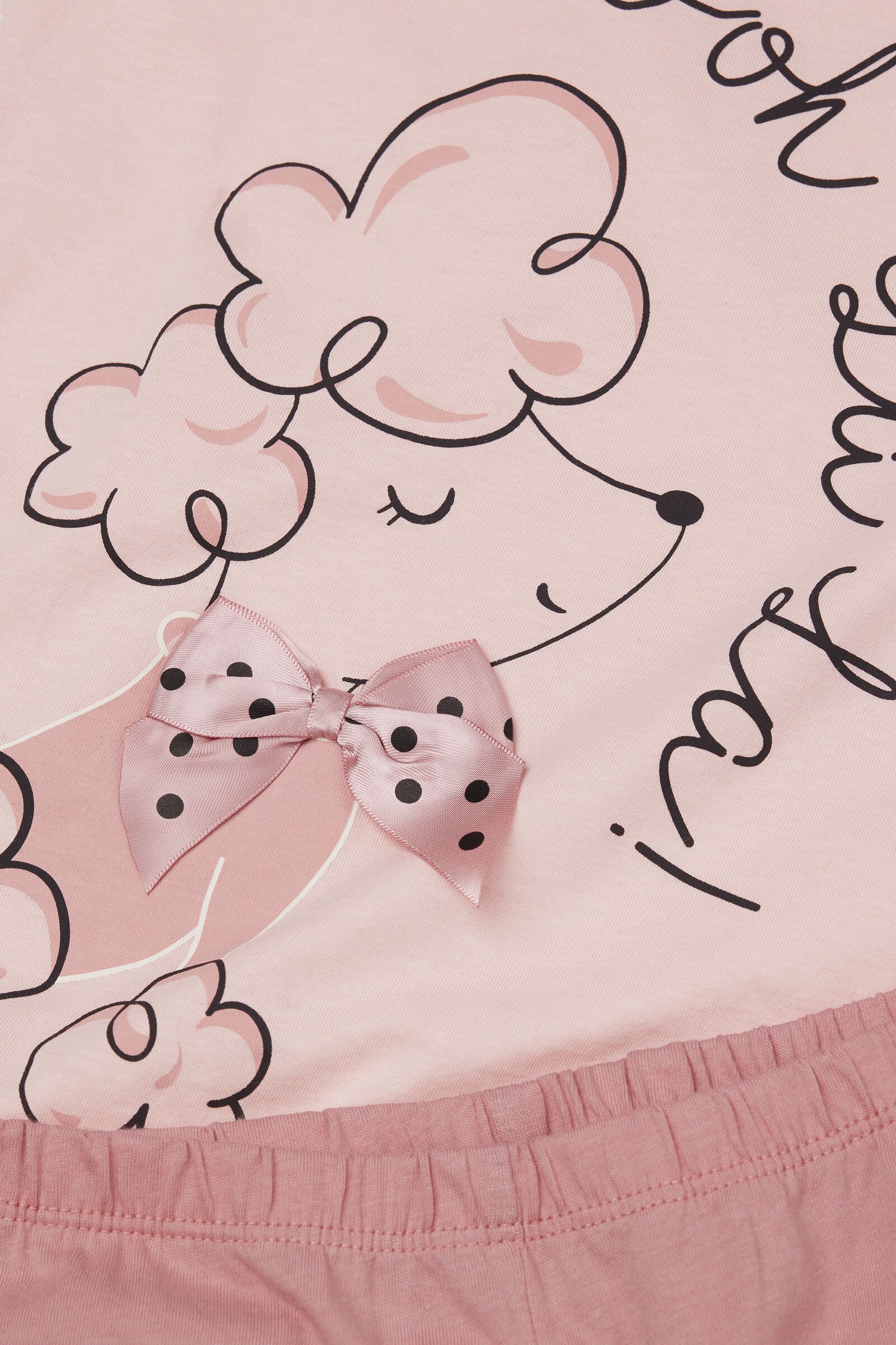 סט פיג'מה ויסקוזה לילדות Dog