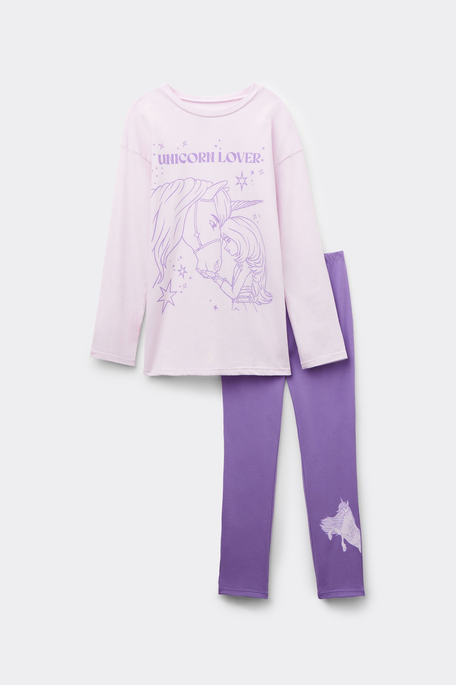 סט פיג'מה Unicorn Academy