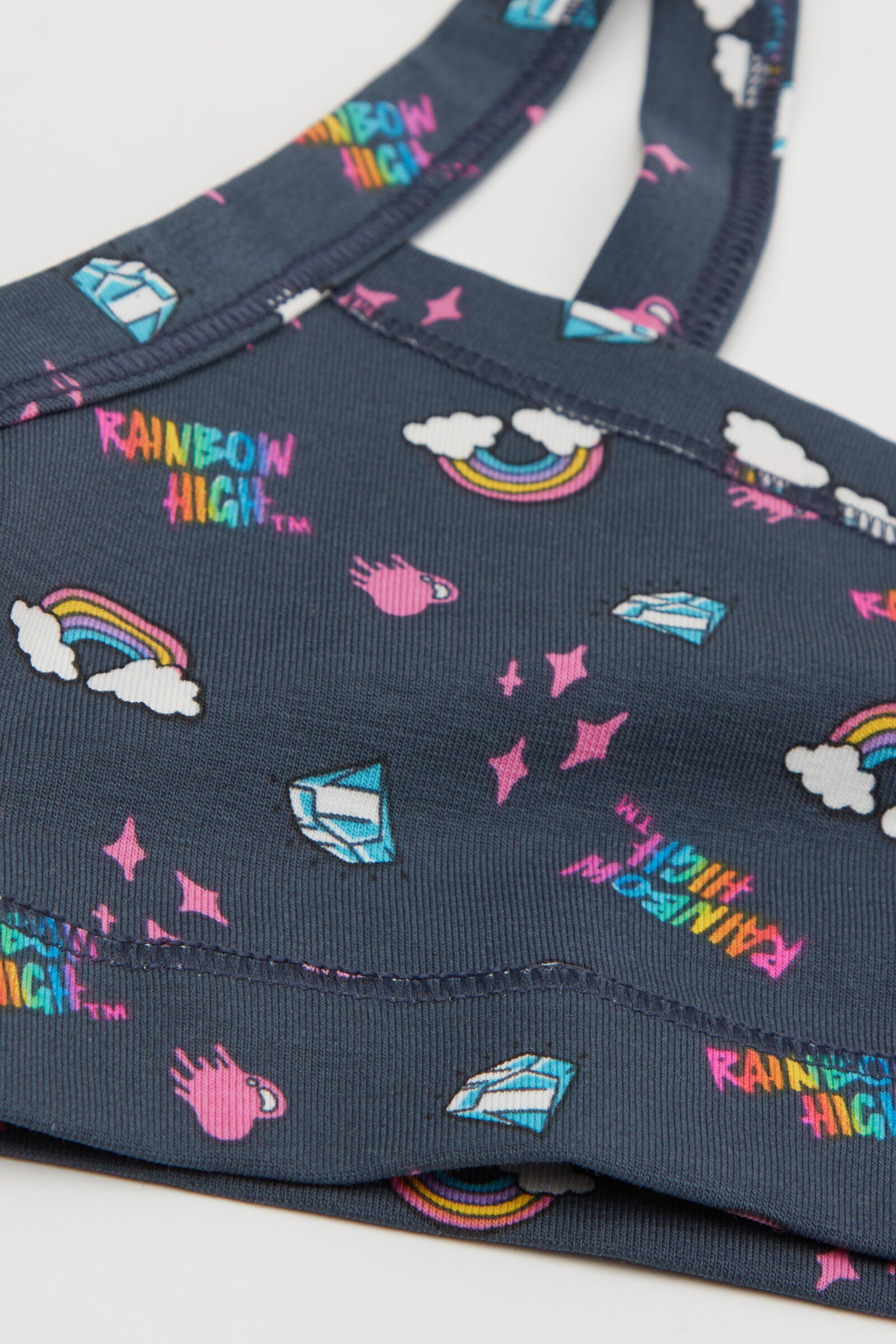 גוזיית כותנה לילדות Rainbow
