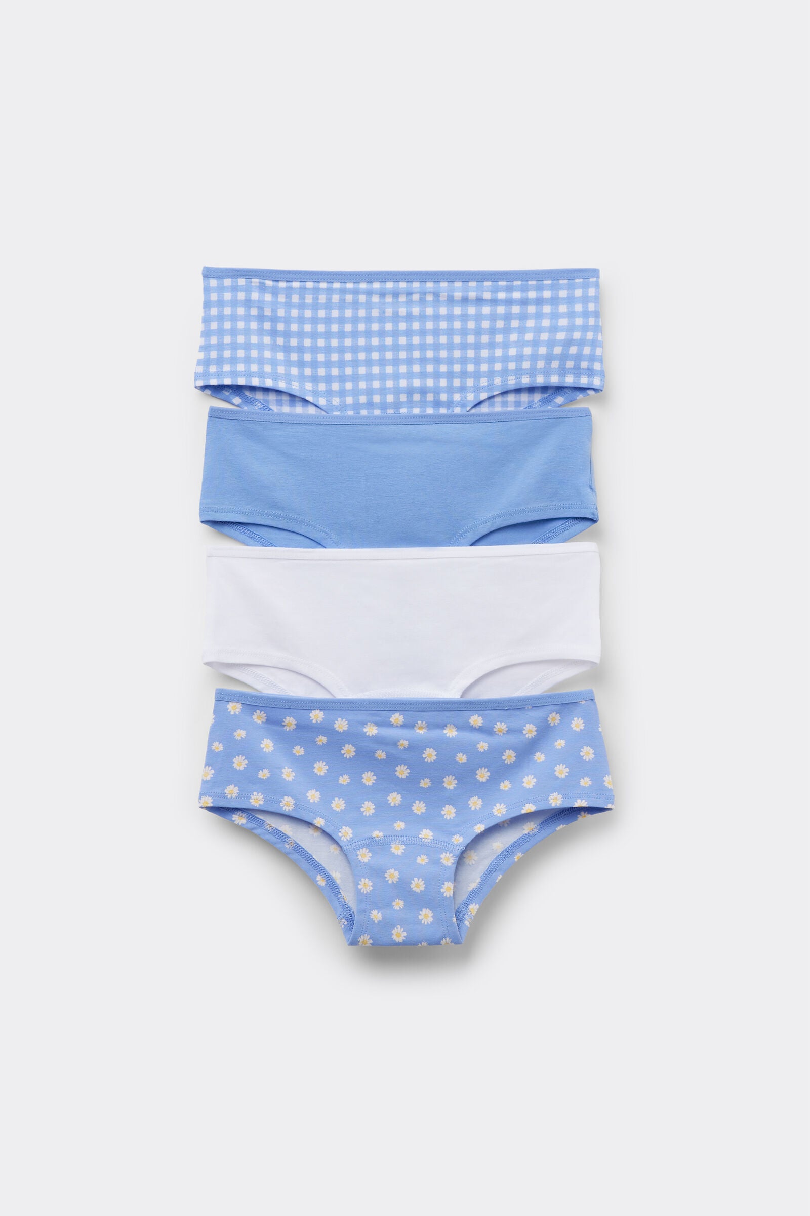 מארז 4 זוגות תחתוני כותנה