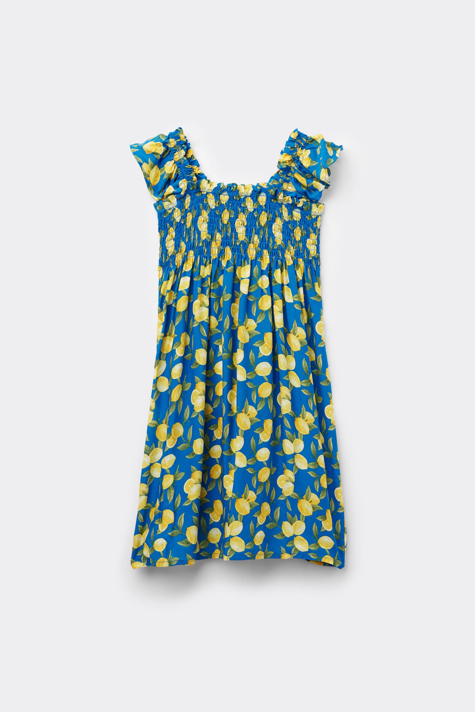 שמלת מיני  Smock  עם הדפס Sorrento Lemon