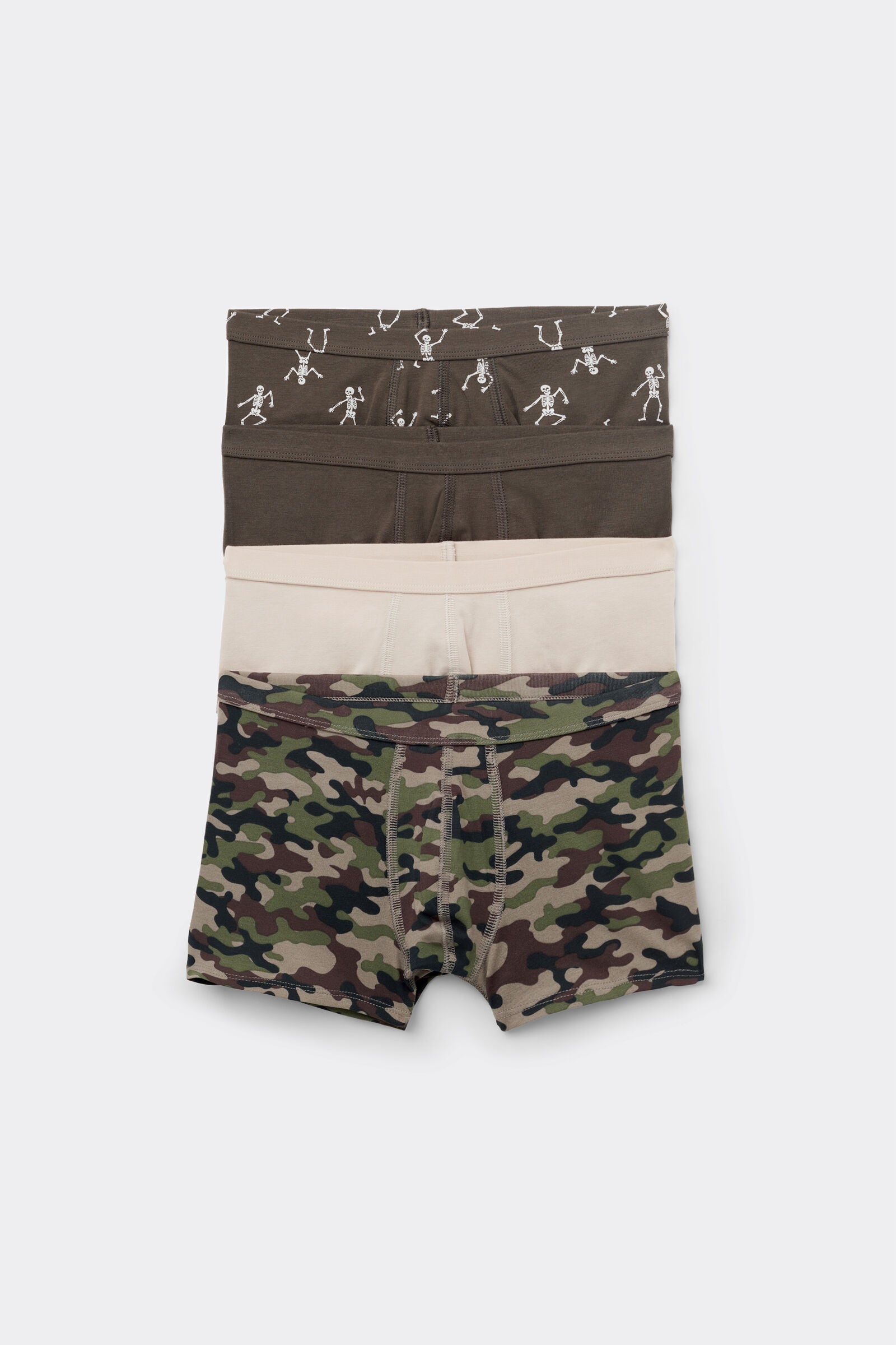 מארז 4 זוגות תחתוני בוקסר כותנה