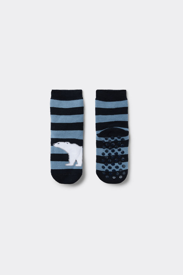גרביים קצרות עם דוגמה Boys Non-Slip