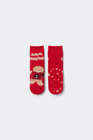 גברי יוניסקס קצרות נגד החלקה Christmas