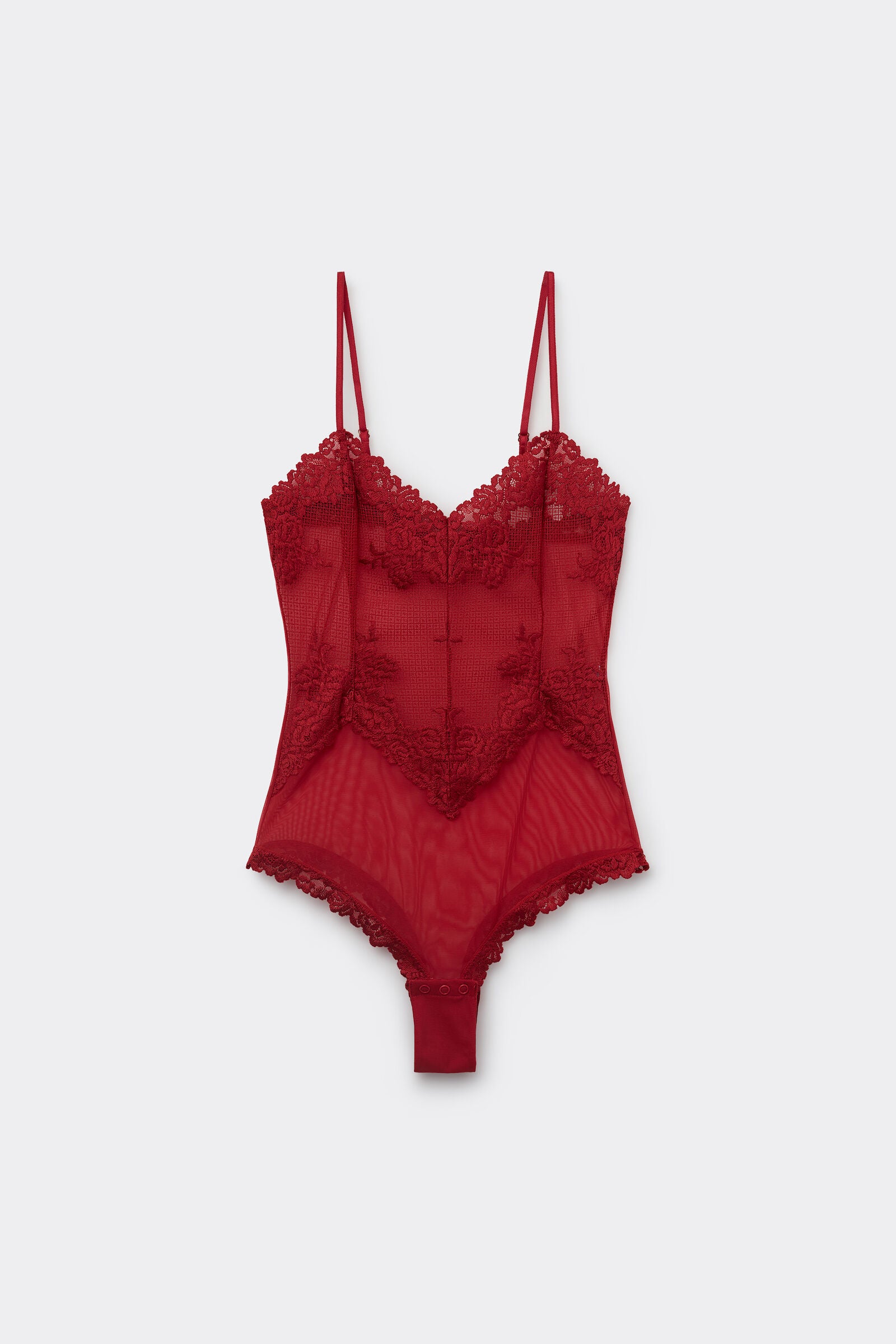 בגד גוף תחרה Pretty Flowers