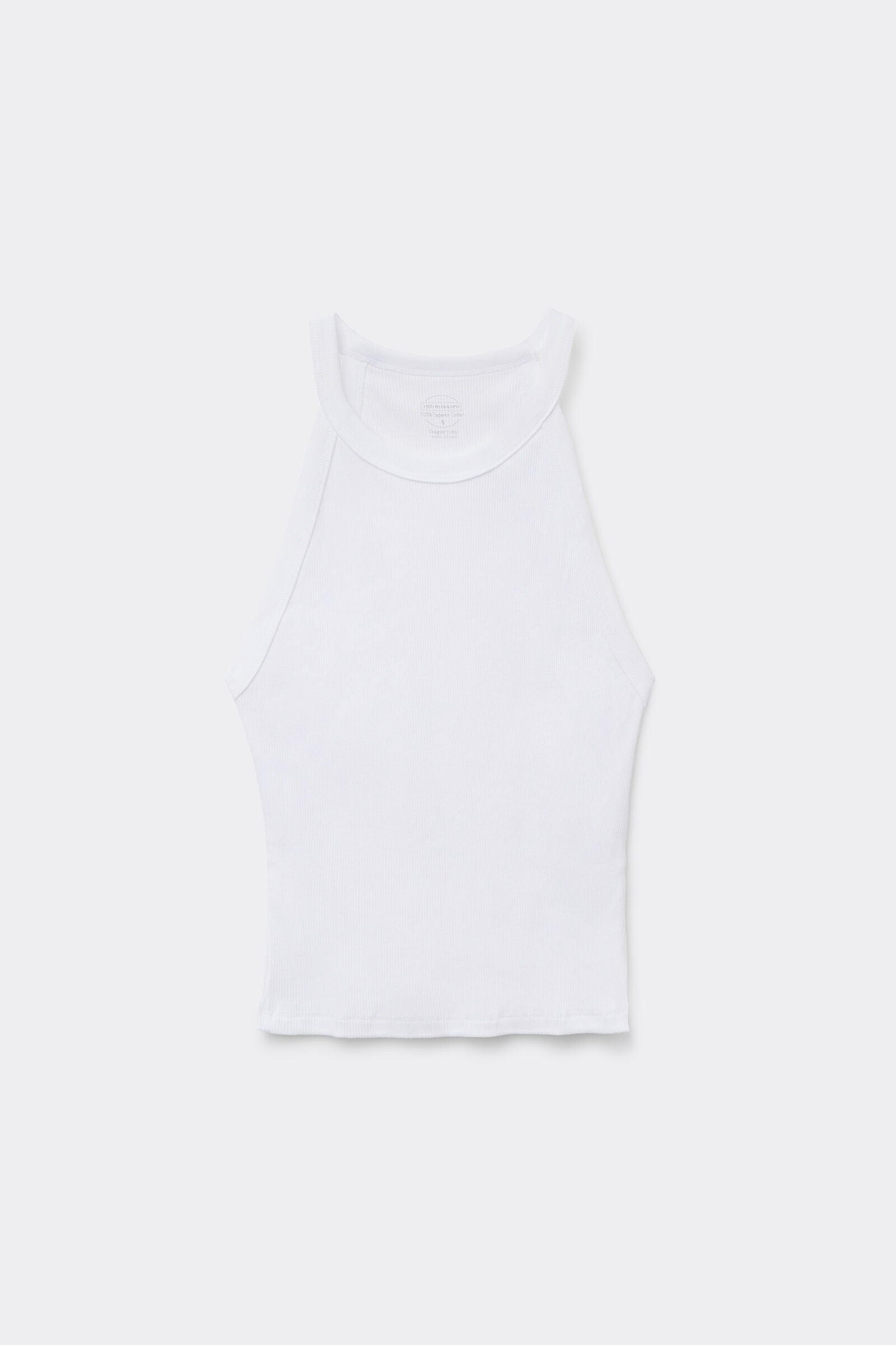 גופיית קרופ Ribbed Superior Cotton