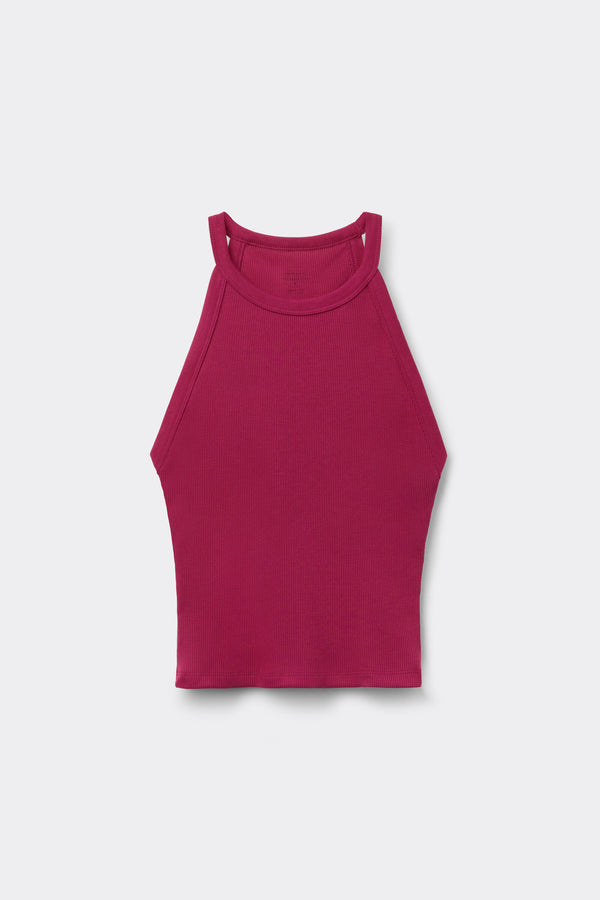 גופיית קרופ Ribbed Superior Cotton